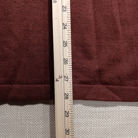 Eddie Bauer Italian wool sweater, XXL, Rusty Maroon color, Great condition - Picture 2 of 5